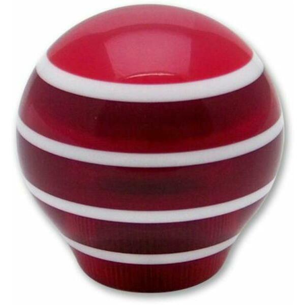 American Shifter Co Super Stripe Shift Knob - Red 213